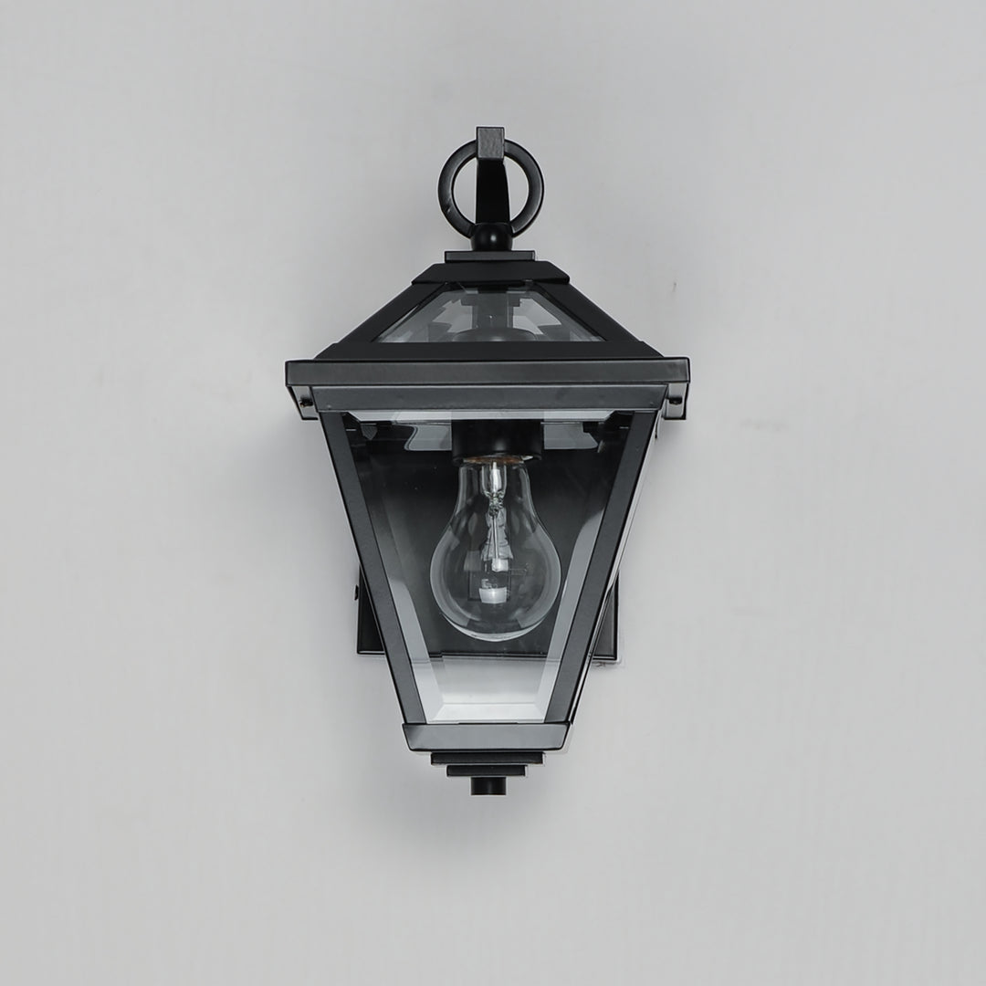 Prism Outdoor Wall Sconce Black alternate view
