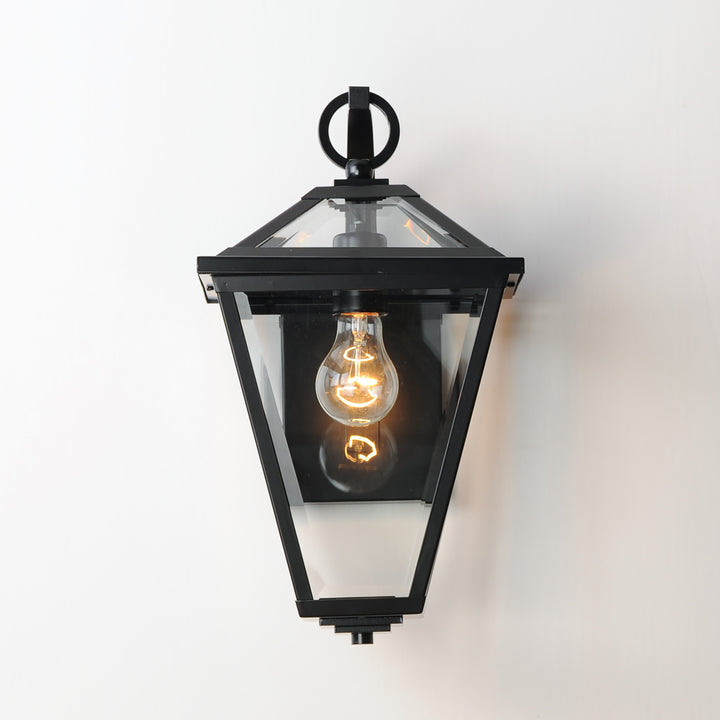 Prism Outdoor Wall Sconce Black alternate view