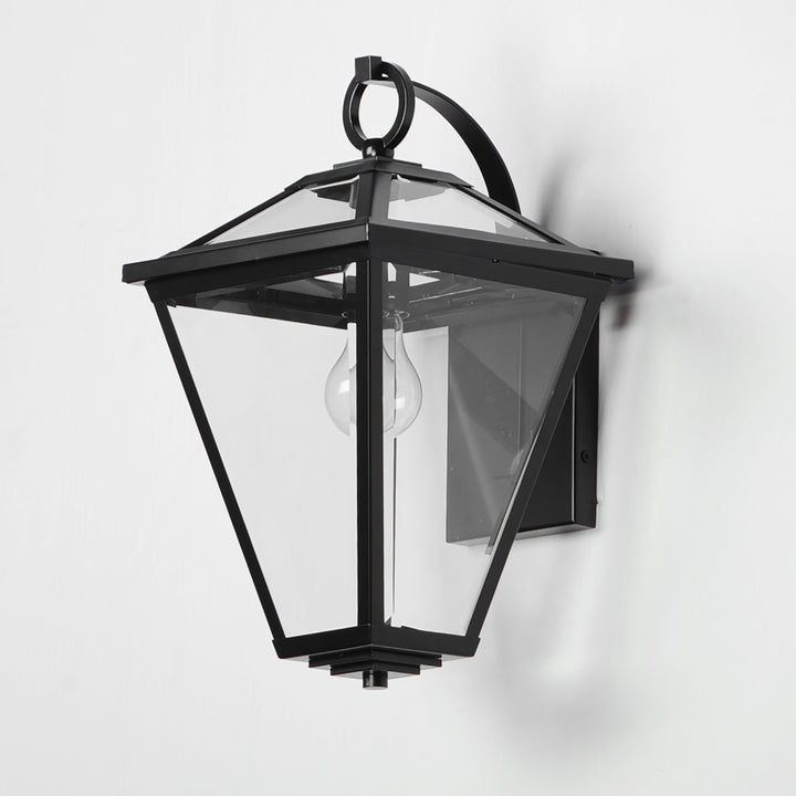 Prism Outdoor Wall Sconce Black alternate view