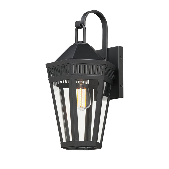 Oxford Outdoor 1-Light Wall Sconce Large Black