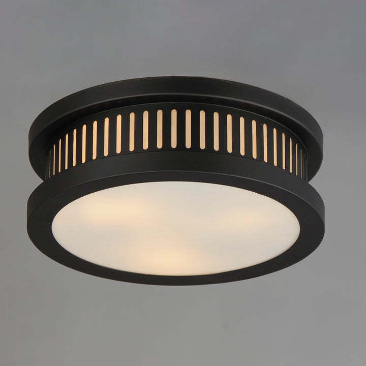 Oxford Outdoor 3-Light Flush Mount White / Black alternate view