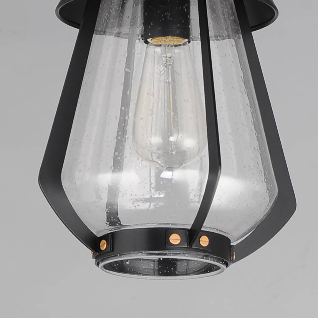 Mariner Medium Outdoor Pendant Black / Antique Brass alternate view