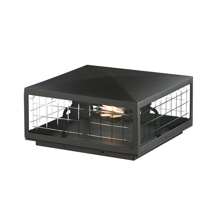 Magnus 2-Light Deck Lantern Black
