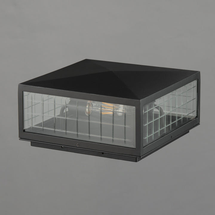 Magnus 2-Light Deck Lantern Black alternate view
