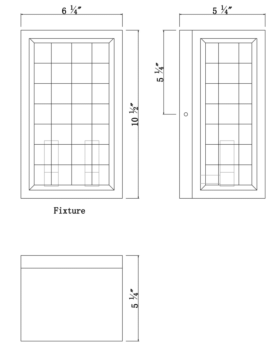 Magnus 2-Light Pocket Sconce dimensions diagram