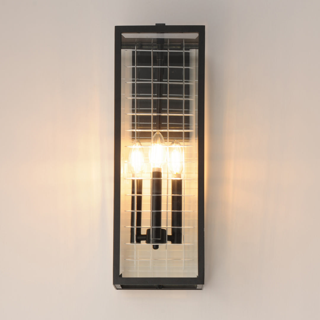 Magnus Outdoor Wall Sconce Black alternate view