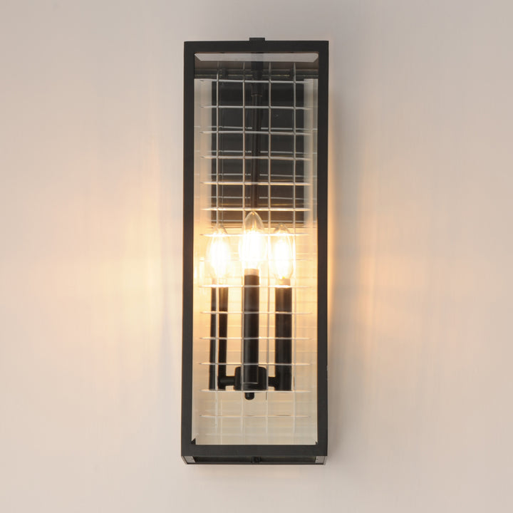 Magnus Outdoor Wall Sconce Black alternate view