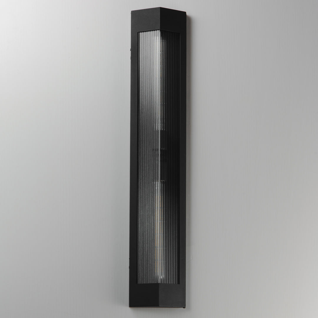 Triform Outdoor Wall Sconce Black / Antique Brass alternate view