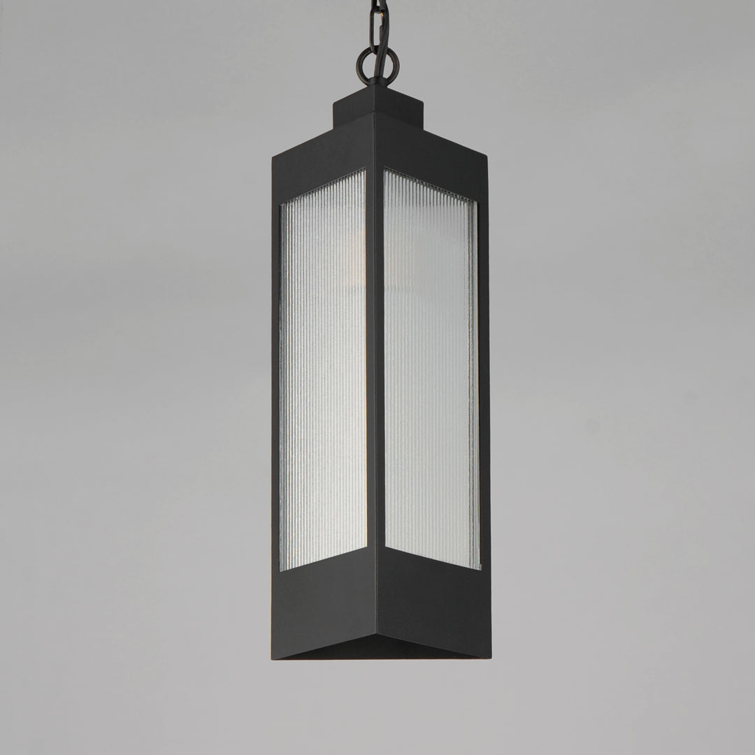 Triform Outdoor Pendant Black / Antique Brass alternate view