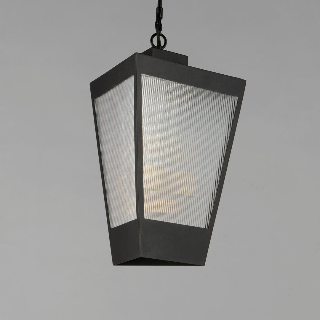 Triform Outdoor Pendant Black / Antique Brass alternate view