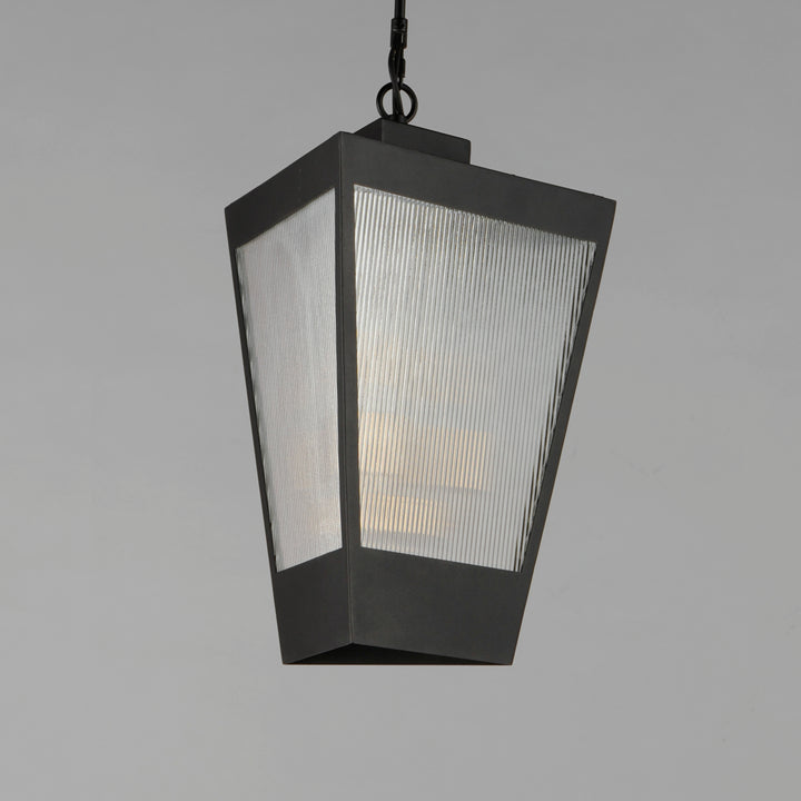 Triform Outdoor Pendant Black / Antique Brass alternate view