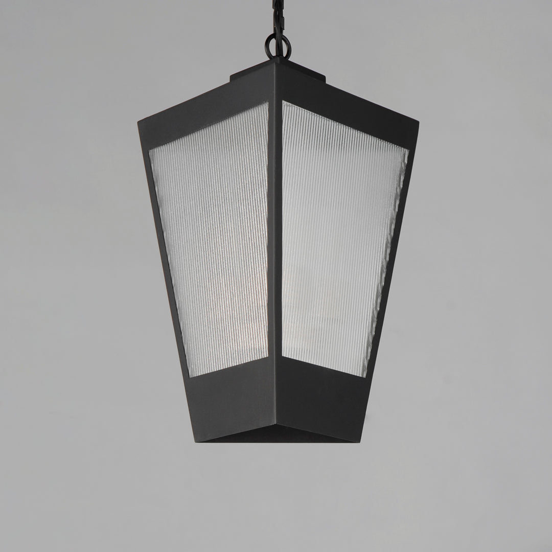 Triform Outdoor Pendant Black / Antique Brass alternate view