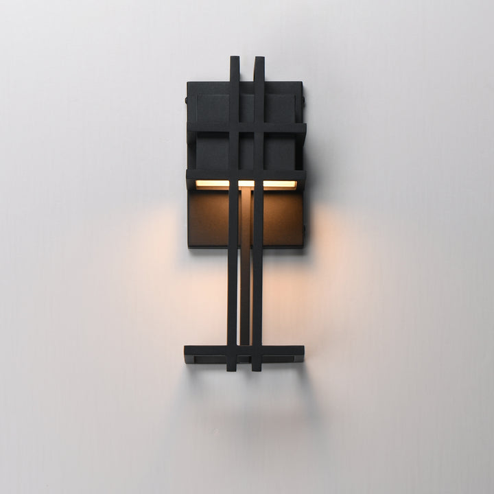 Prairie LED Outdoor Wall Sconce Black alternate view
