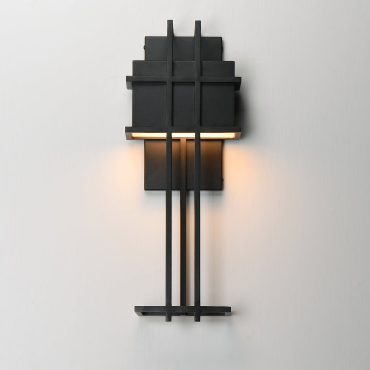 Prairie LED Outdoor Wall Sconce Black alternate view