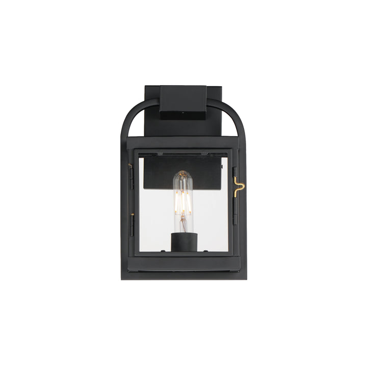 Bonham Small Outdoor Wall Sconce Black
