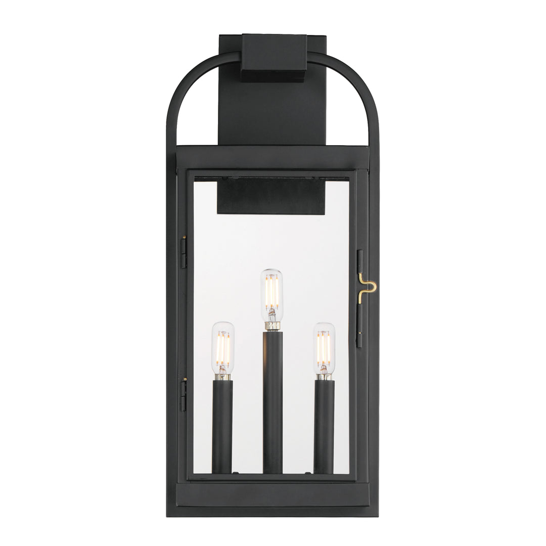 Bonham Large Outdoor Wall Sconce Black