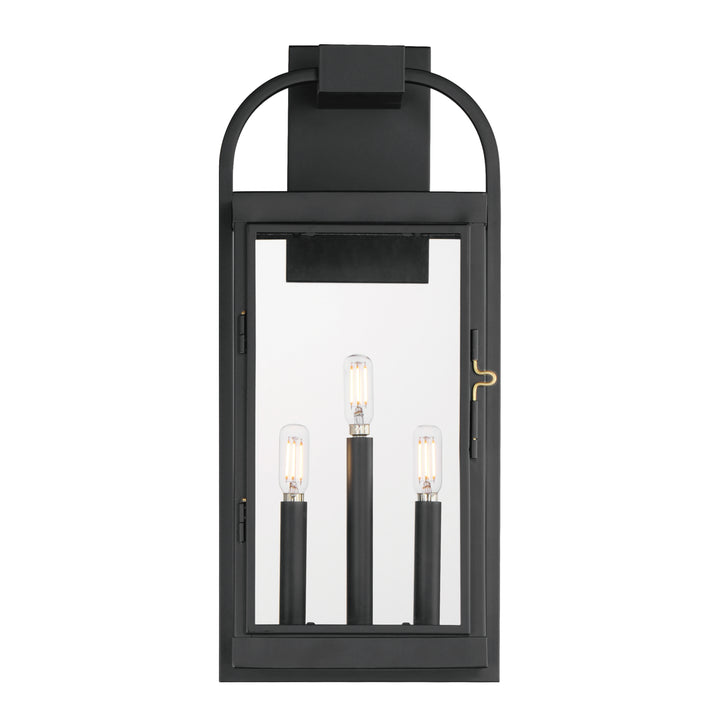 Bonham Large Outdoor Wall Sconce Black