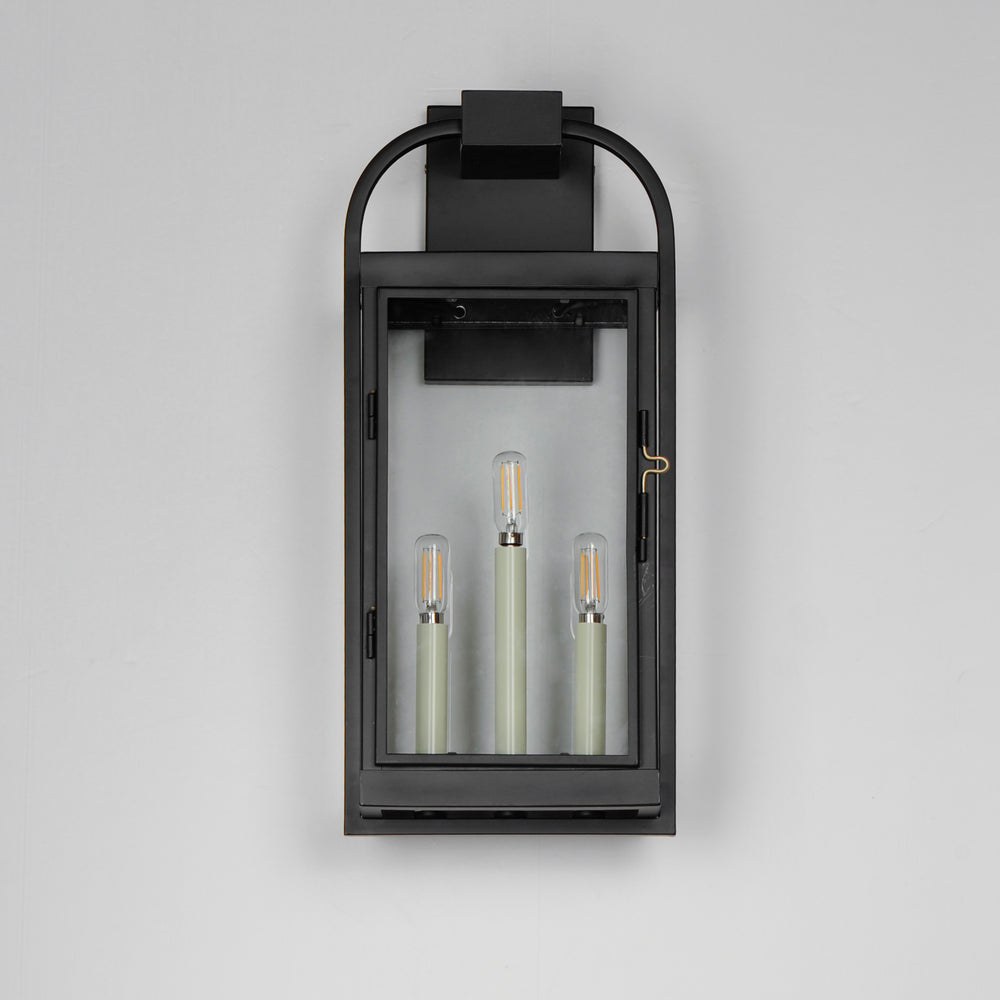 Bonham Large Outdoor Wall Sconce Black alternate view
