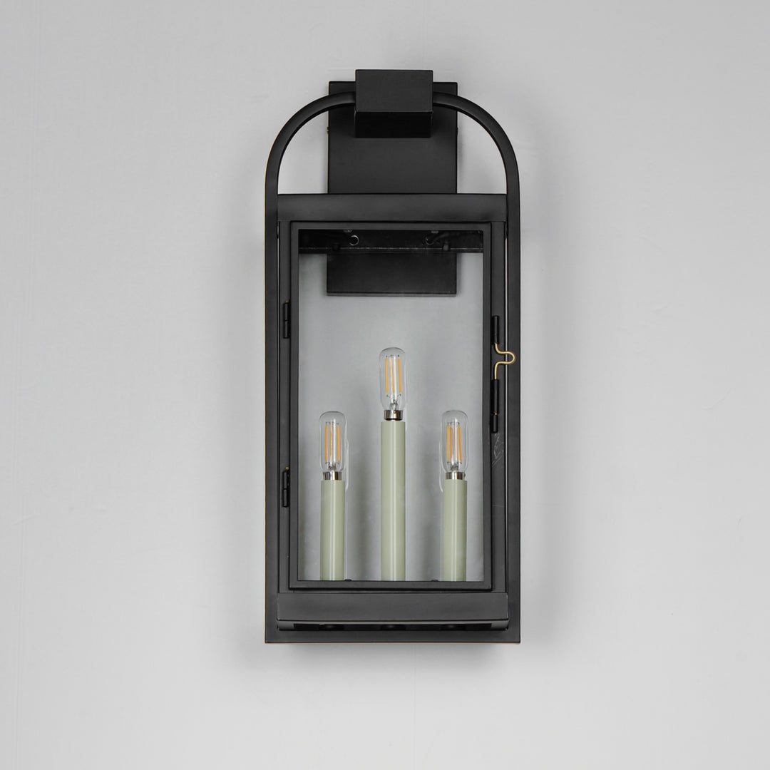 Bonham Large Outdoor Wall Sconce Black alternate view