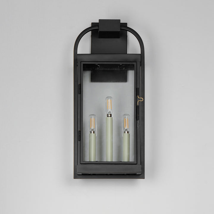 Bonham Large Outdoor Wall Sconce Black alternate view