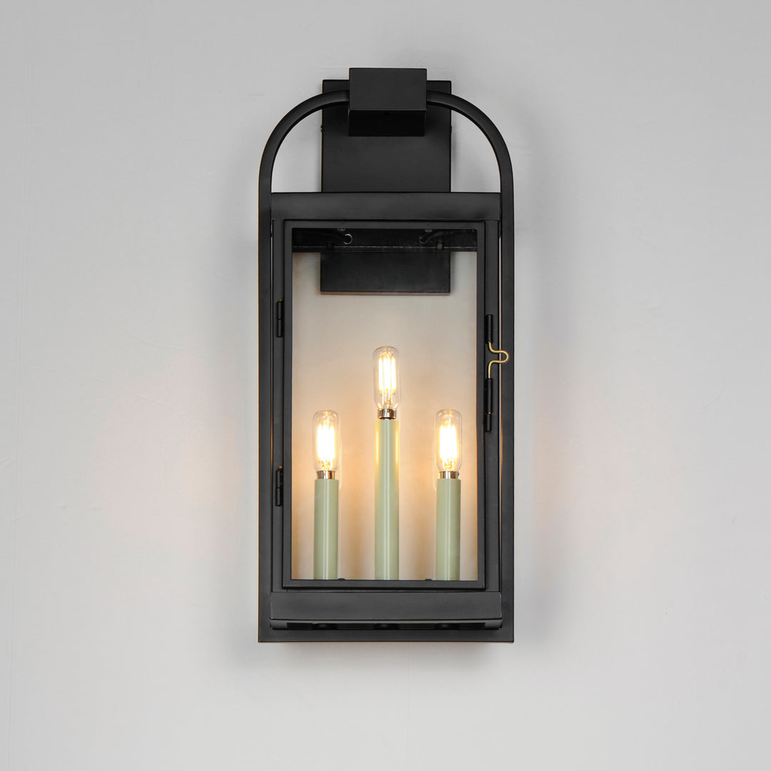 Bonham Large Outdoor Wall Sconce Black alternate view
