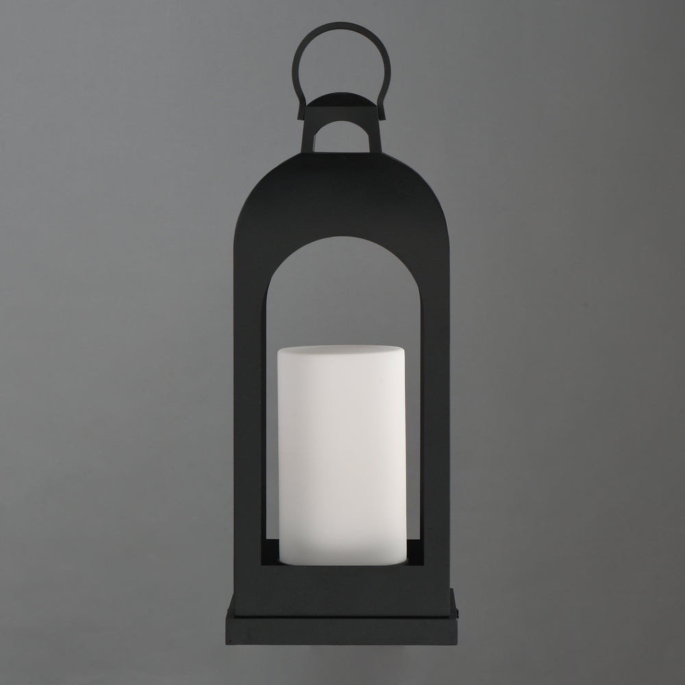 Marrakech 1-Light Large Deck Lantern Black alternate view