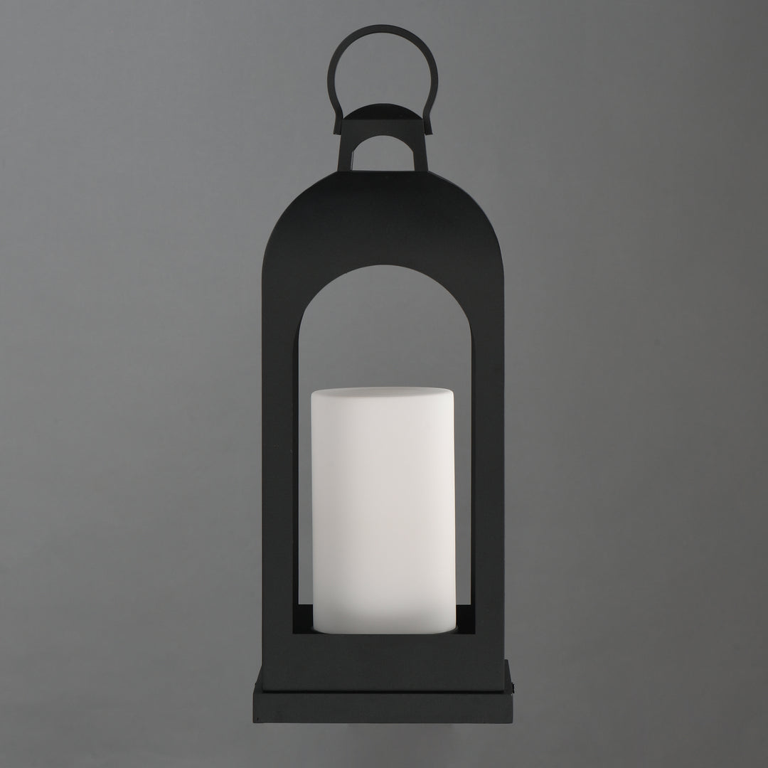 Marrakech 1-Light Large Deck Lantern Black alternate view