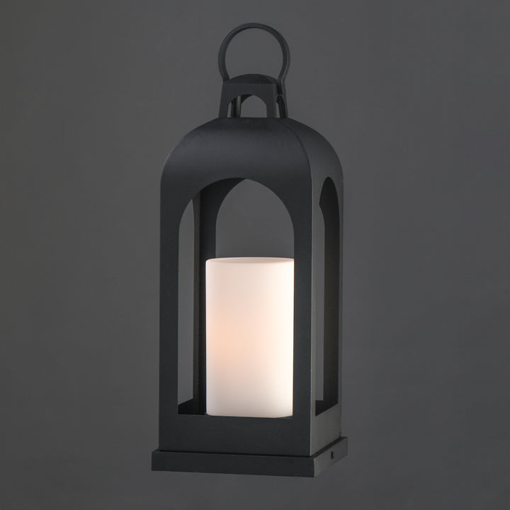 Marrakech 1-Light Large Deck Lantern Black alternate view