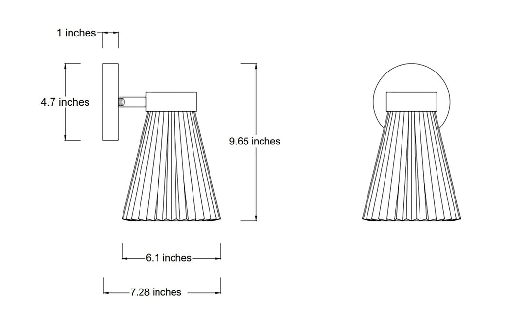 Amore Wall Sconce by Beacon Lighting - view 8