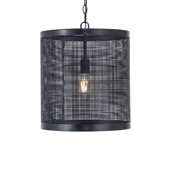 Hatcher 15" Single Pendant Black alternate view