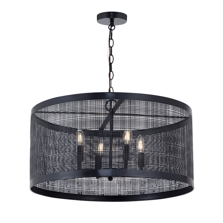 Hatcher 24" 4-Light Pendant Black