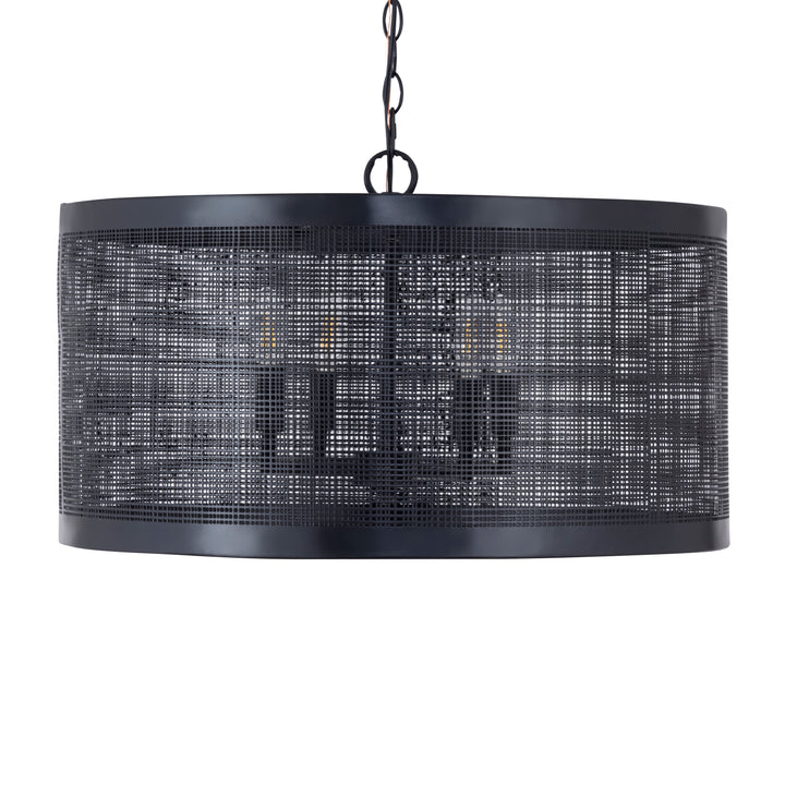 Hatcher 24" 4-Light Pendant Black alternate view