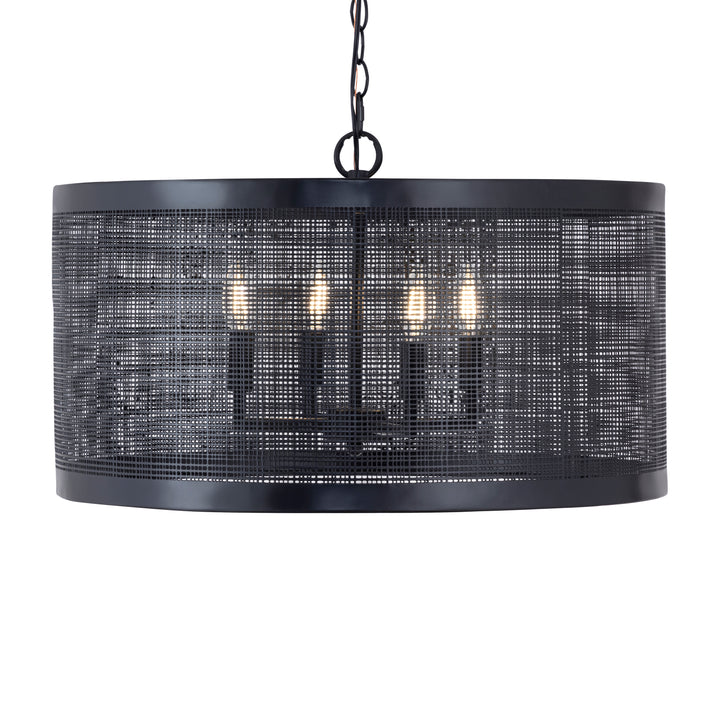 Hatcher 24" 4-Light Pendant Black alternate view