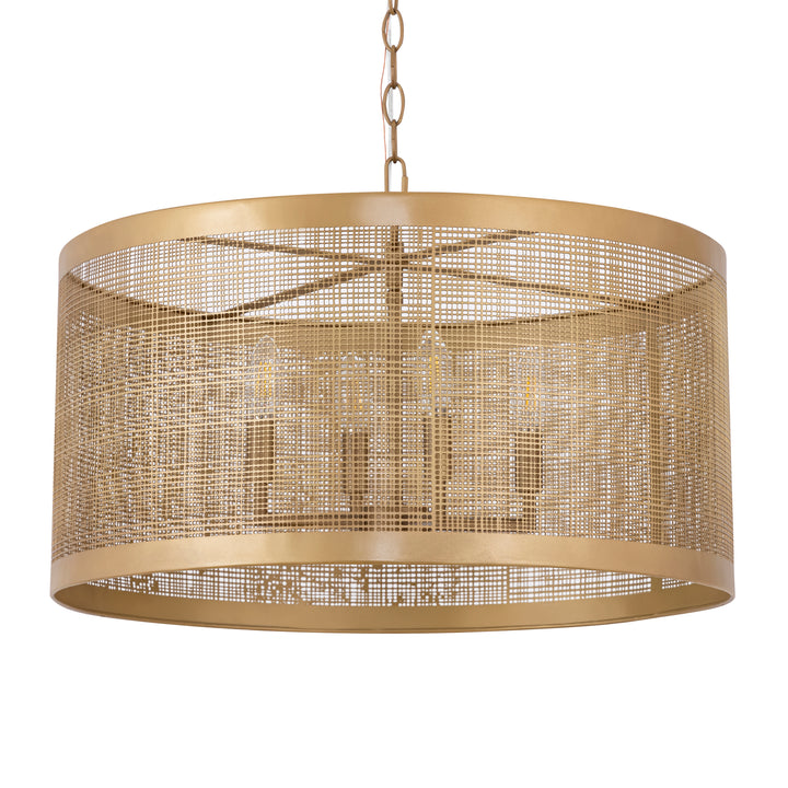 Hatcher 24" 4-Light Pendant Gold alternate view
