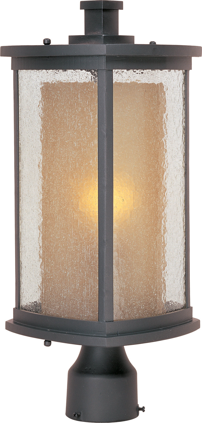 Bungalow 1-Light Outdoor Pole/Post Lantern CDWSBZ