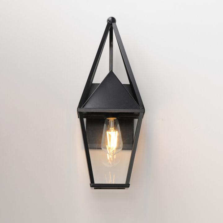 Bavaria 1-Light Small Outdoor Wall Sconce Black alternate view