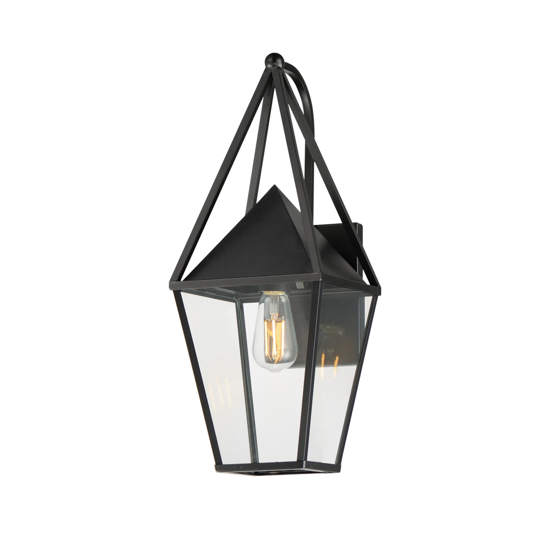Bavaria 1-Light Wall Sconce Black