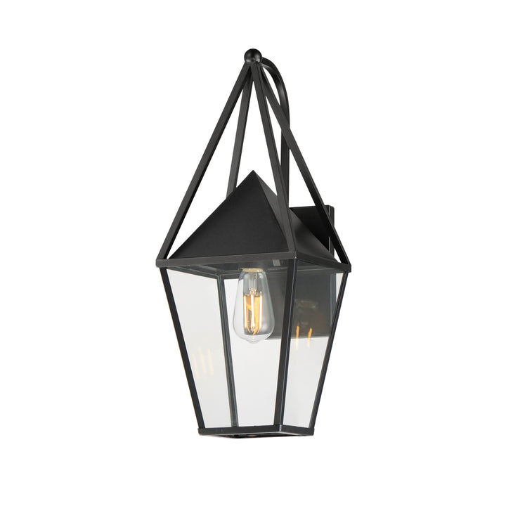 Bavaria 1-Light Wall Sconce Black
