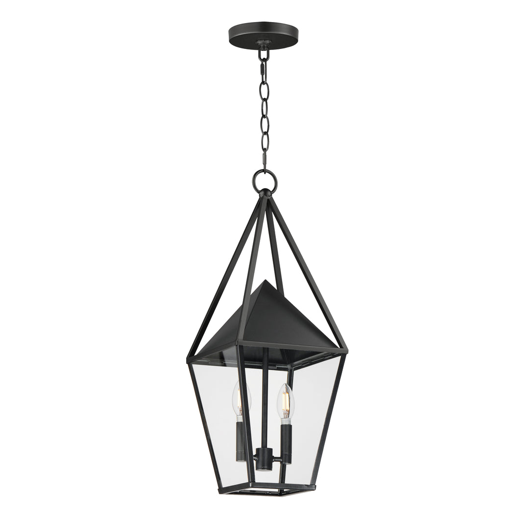 Bavaria 2-Light Large Outdoor Pendant Black