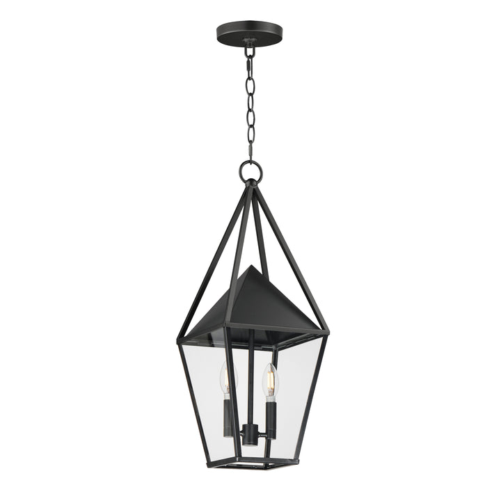 Bavaria 2-Light Large Outdoor Pendant Black