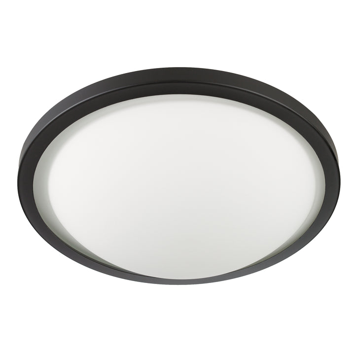 Halo Flush Mount in Black by Russell