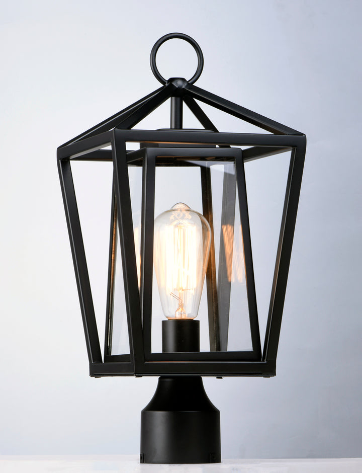 Artisan 1-Light Outdoor Post Lamp Black alternate view