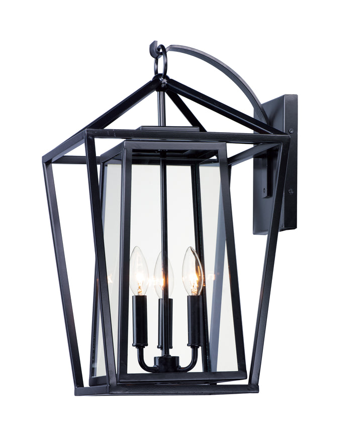 Artisan 3-Light Outdoor Wall Sconce Black