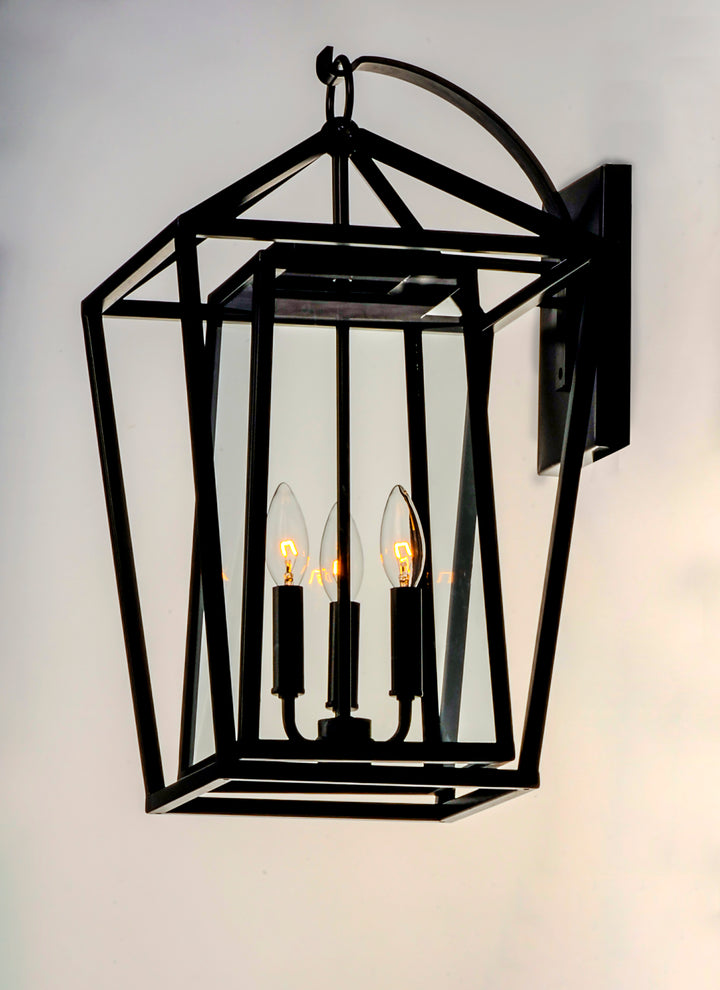 Artisan 3-Light Outdoor Wall Sconce Black alternate view