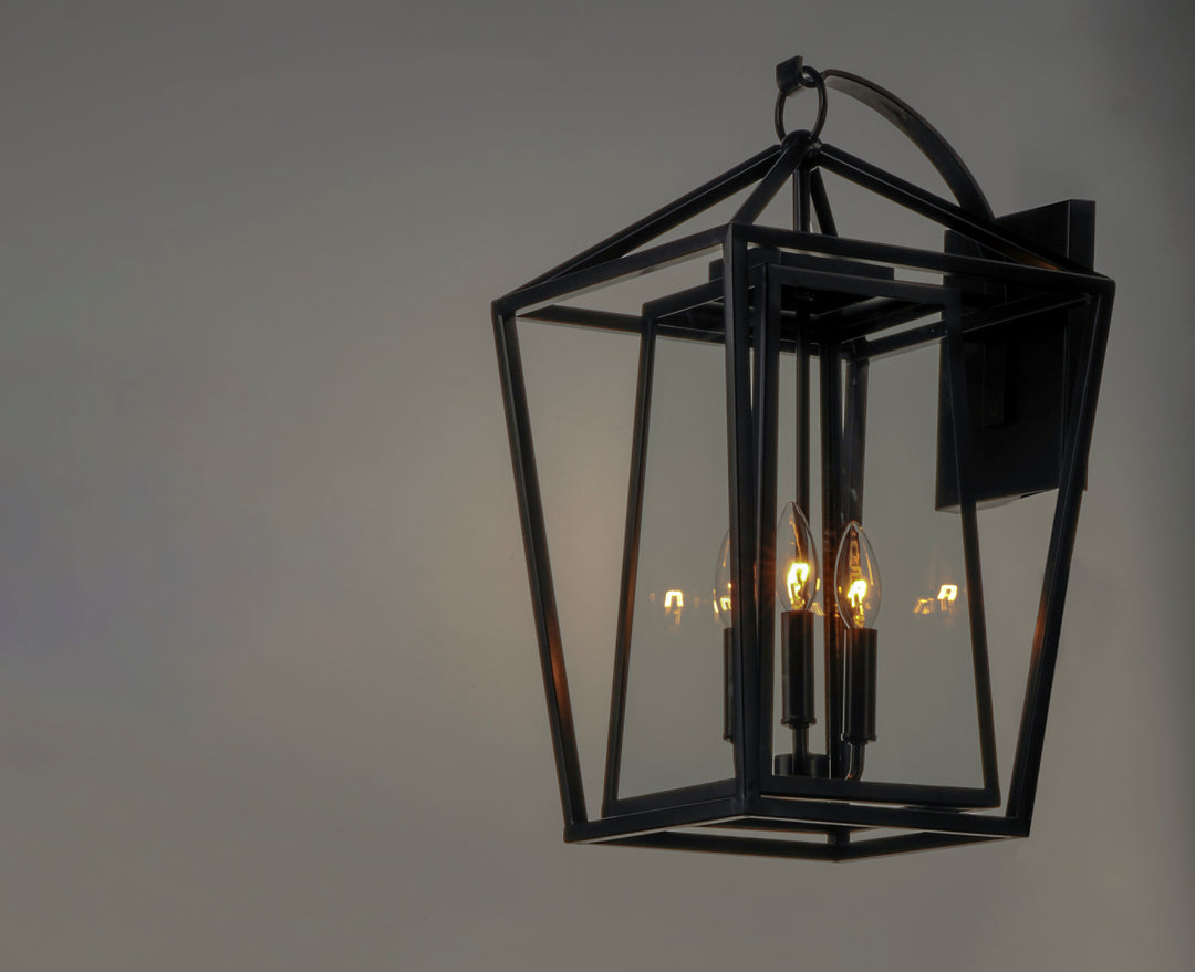 Artisan 3-Light Outdoor Wall Sconce Black alternate view