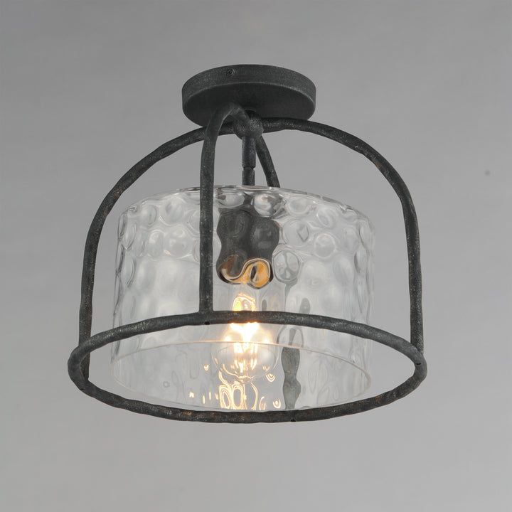 Del Mar 1-Light Semi Flush - Pendant WGBS alternate view