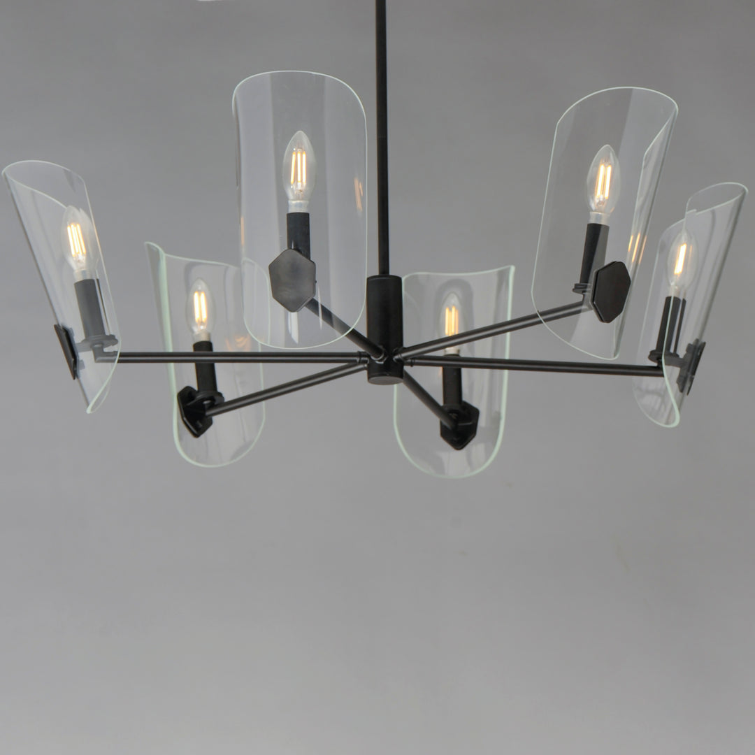 Armory Chandelier Black alternate view