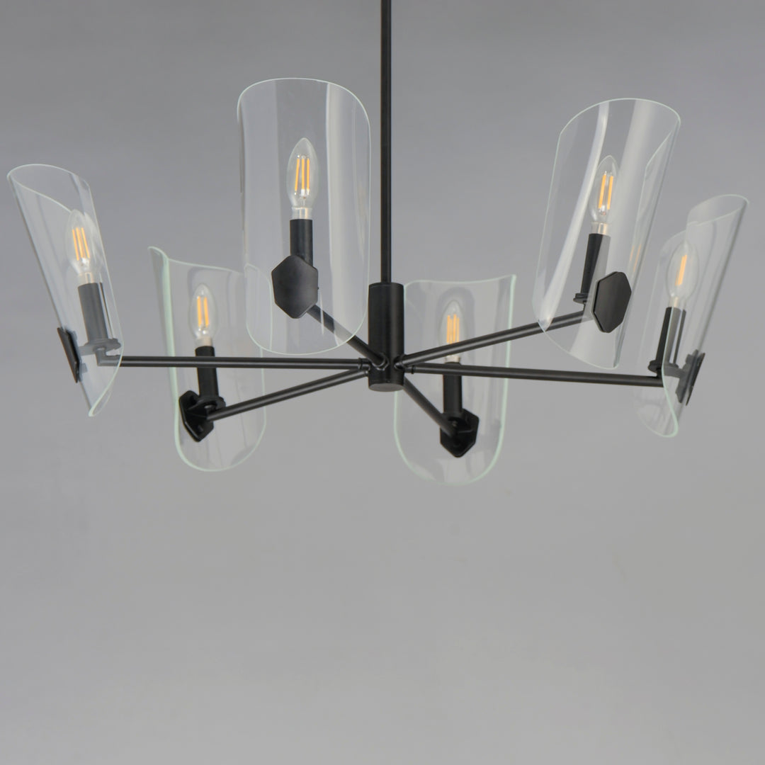 Armory Chandelier Black alternate view