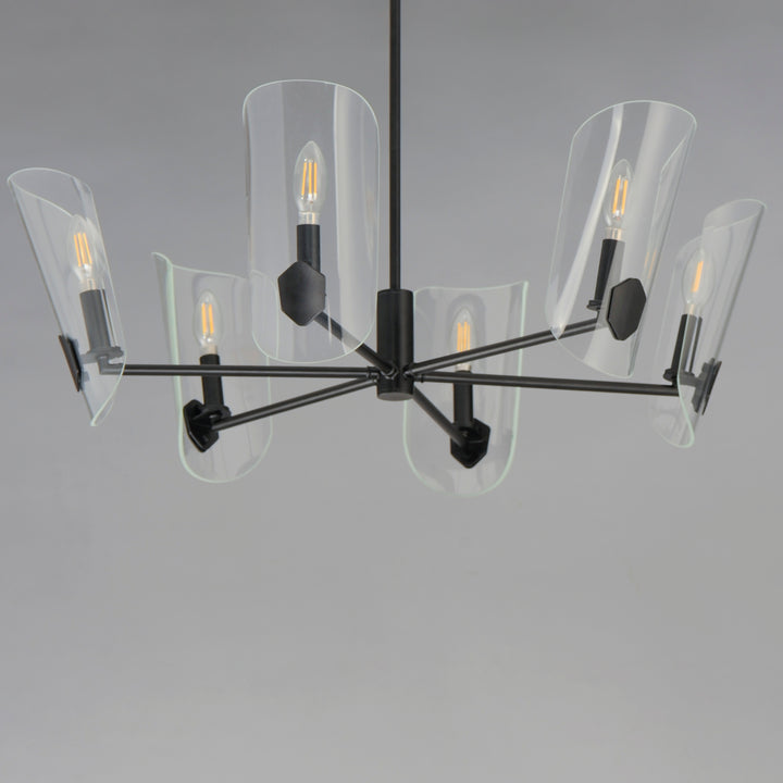 Armory Chandelier Black alternate view
