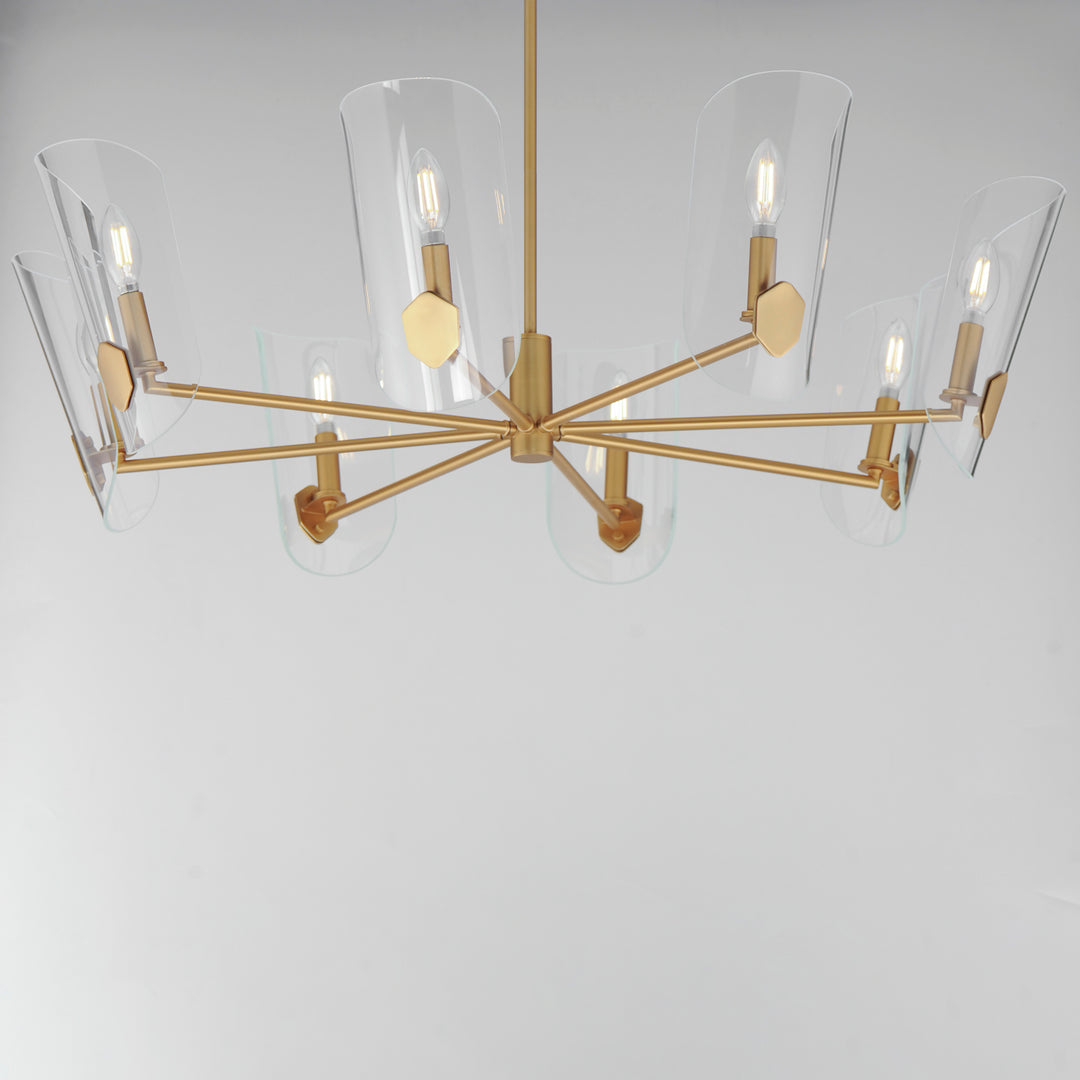 Armory Chandelier Natural Aged Brass alternate view